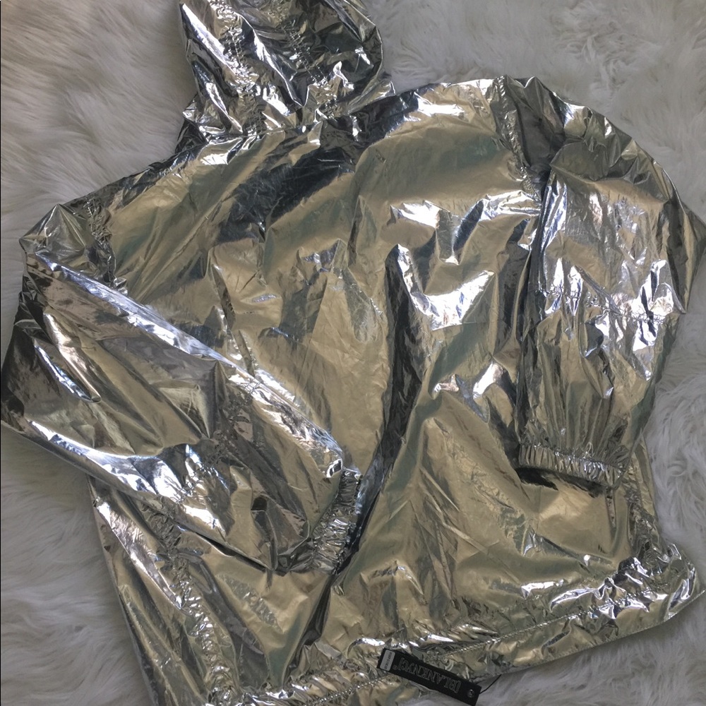 1LEFT☘️NEW BLANK NYC METALLIC JACKET - Picture 8 of 8